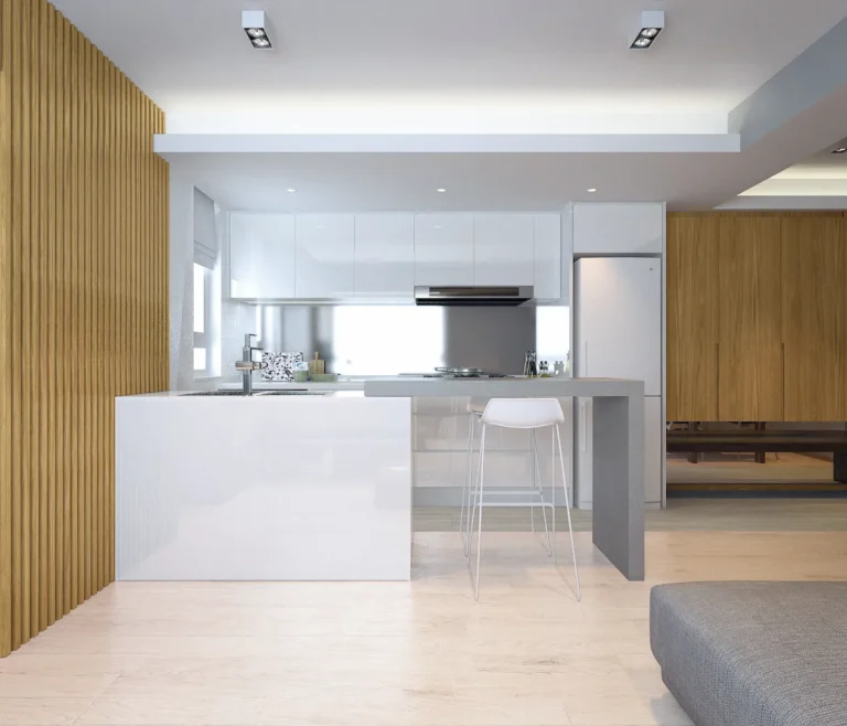 Fu Ning Garden-open kitchen-interior design